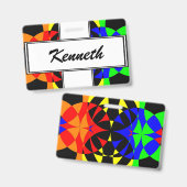 Energize by Kenneth Yoncich バッジ (正面＆裏面)