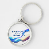 Energize Your Reality | Aluminum Keychain キーホルダー (正面)