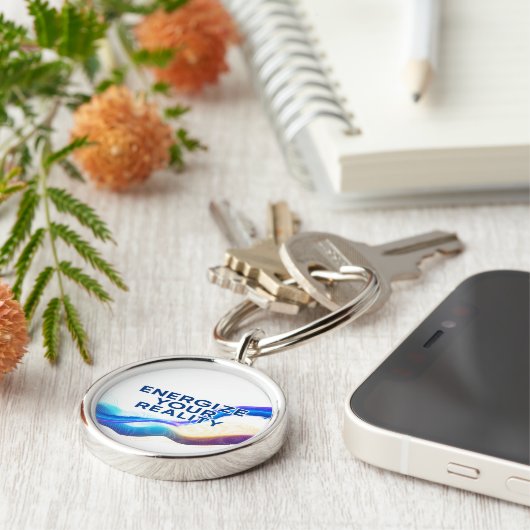 Energize Your Reality | Aluminum Keychain キーホルダー (側面)