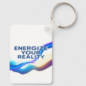 Energize Your Reality | Motivational  Keychain キーホルダー (裏面)