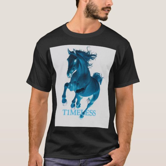 Energizing Elegance: Horse in Motion Tシャツ (正面)