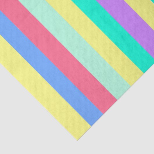Energizing Spring Pastel Stripes 薄葉紙 (詳細)