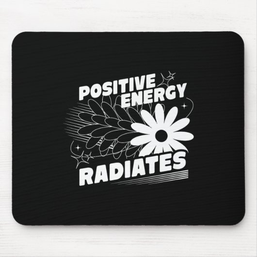 Energy 前向き Radiates 前向き引用文(Inspirati) マウスパッド (正面)