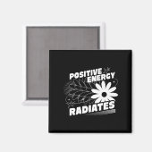 Energy 前向き Radiates 前向き引用文(Inspirati) マグネット (正面/裏面)