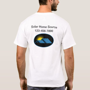 Energy 太陽の Businessロゴのワークシャツ Tシャツ