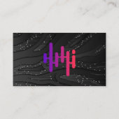 Energy 太陽の Powerロゴ |テクニカル名刺 名刺 (裏面)