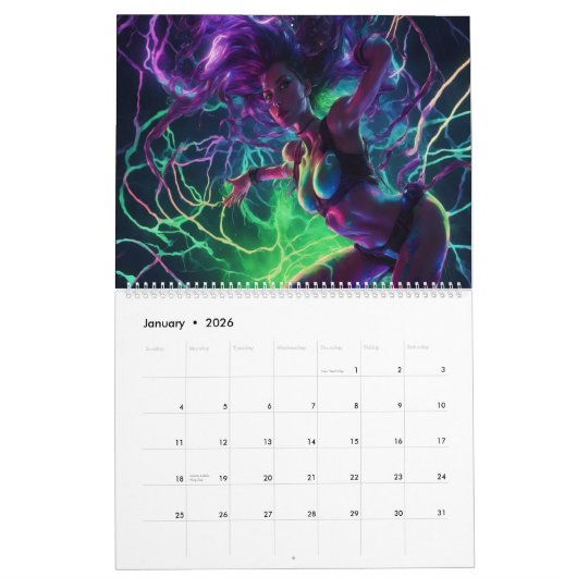 Energy 2 カレンダー (1月 2026)