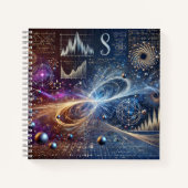 Energy Burst & Scientific Equations Design ノートブック (正面)