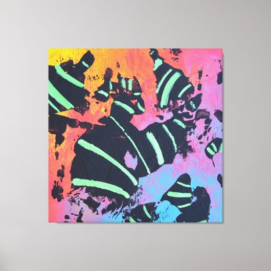 Energy Code 1E23 - Stretched Canvas Print キャンバスプリント (正面)