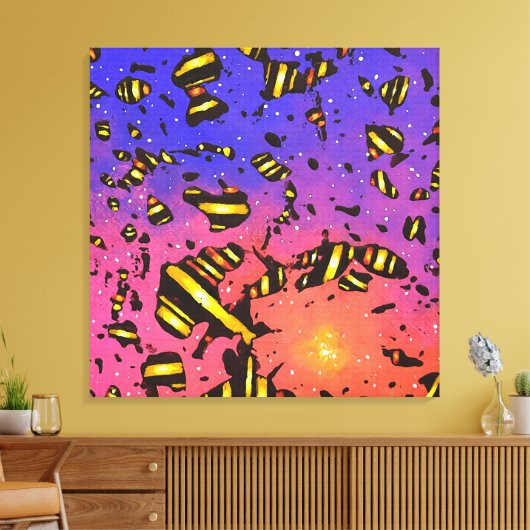 Energy Code 20CO24 - Stretched Canvas Print  キャンバスプリント (インサイチュ (リビング))