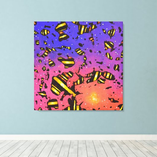 Energy Code 20CO24 - Stretched Canvas Print  キャンバスプリント (インサイチュ (ウッドフロア))