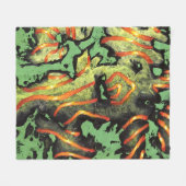ENERGY CODE - GGAST - Fleece Blanket フリースブランケット (正面(横))