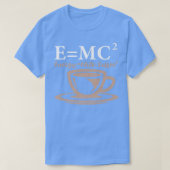 Energy Equals Milk Coffee E= MC2 SCIENCE Premium 5 Tシャツ (デザイン正面)