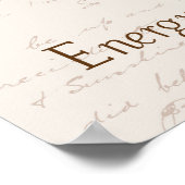 Energy Equals Milk Times Coffee Squareポスター ポスター (角)