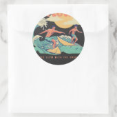 Energy Flow Lessons Learn Sticker ラウンドシール (バッグ)