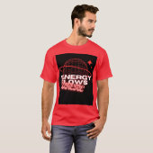 Energy Flows Where Attention Goes –t shirt design Tシャツ (正面フル)