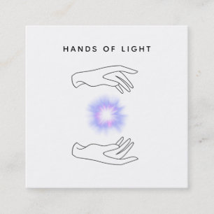 *~* Energy Hands Ball + Lights霊気修復 スクエア名刺