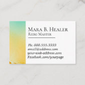 *~*Energy Healer霊気マスター霊気の開業医 名刺 (裏面)