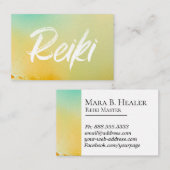 *~*Energy Healer霊気マスター霊気の開業医 名刺 (正面/裏面)