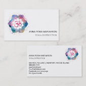 *~* Energy Healer霊気Crystal Yoga霊気マスター 名刺 (正面/裏面)