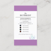 Energy Healer/直感的/霊気/タロット/難解   名刺 (裏面)