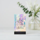 Energy Healer/直感的/霊気/ Crystal Michusin 名刺 (スタンド正面)