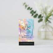 Energy Healer/直感的/霊気/ Crystal Michusin 名刺 (スタンド正面)