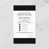 Energy Healer/直感的/霊気/ Crystal Michusin  名刺 (裏面)