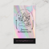 Energy Healer/直感的/霊気/ Crystal Michusin 名刺 (正面)