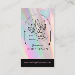 Energy Healer/直感的/霊気/ Crystal Michusin  名刺