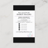 Energy Healer/直感的/霊気/ Crystal Michusin 名刺 (裏面)