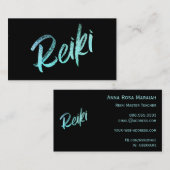 *~* Energy Healing霊気の主な開業医 名刺 (正面/裏面)