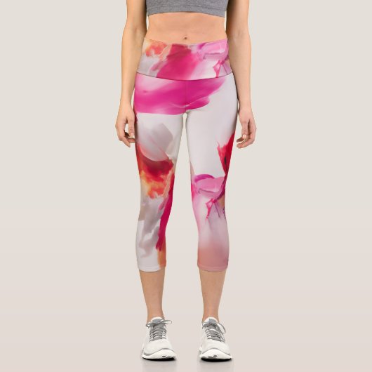 Energy of Flowers カプリレギンス (正面)