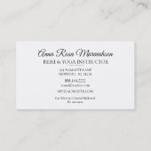 *~* Energy Ray Healing Burst Sparkles霊気 名刺 (裏面)