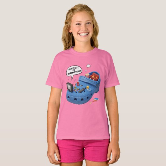  Energy Saving, by Natasha Us   Tシャツ (正面フル)