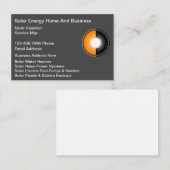 Energy Systems太陽の名刺デザイン 名刺 (正面/裏面)