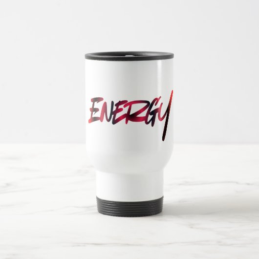 ENERGY Travel Mug — Start Your Day with Intention トラベルマグ (中央)