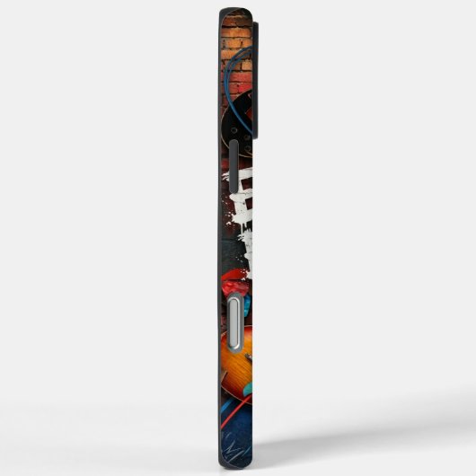 Energy Unleashed: Rock ‘n’ Roll Graffiti Case-Mate iPhoneケース (裏面 / 右)