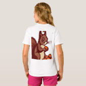 Enfant Écureuil d'Automne Tシャツ (裏面フル)