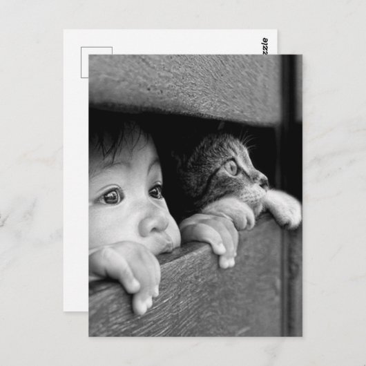 Enfant et chat ポストカード (正面/裏面)