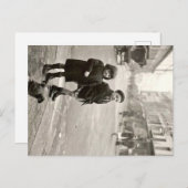 enfants de Paris 1940 France シーズンポストカード (正面/裏面)