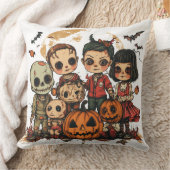 Enfants déguisés Halloween 🎃 look rétro vintage クッション (ブランケット)