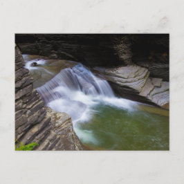 Enfield Glen、Robert H Treman州パーク、NY ポストカード