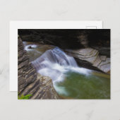 Enfield Glen、Robert H Treman州パーク、NY ポストカード (正面/裏面)