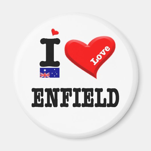 ENFIELD - I Love マグネット (正面)