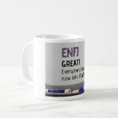 ENFJは"今"マグを計画しよう コーヒーマグカップ (正面左)