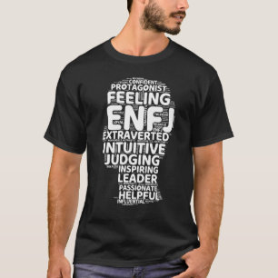 ENFJ主人公の外おもしろい向性人格レラット Tシャツ