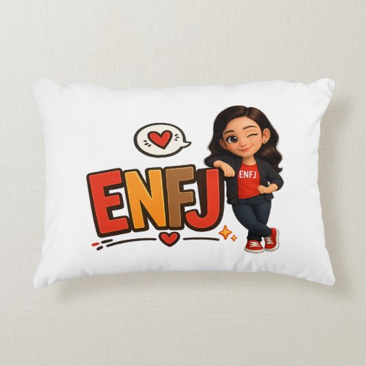 ENFJ アクセントクッション (正面)