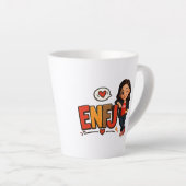 ENFJ カフェラテマグ (右アングル)