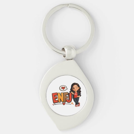 ENFJ キーホルダー (正面)